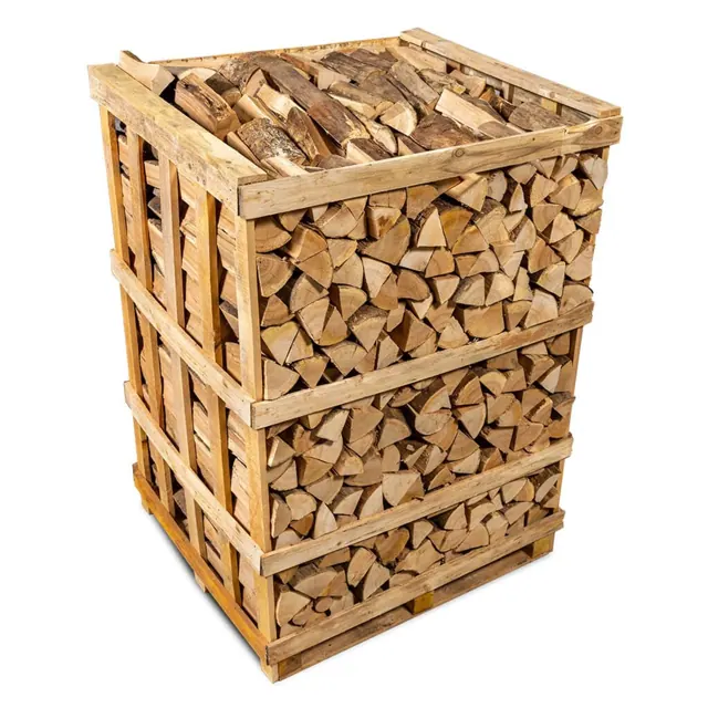 Brennholz Gigant Eichen Kaminholz Kammergetrocknet 25cm Palette 850kg